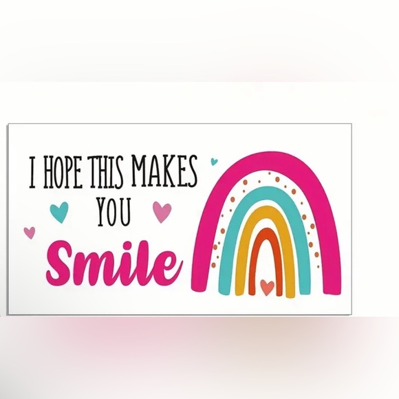 50 Rainbow Thank You‎ Cards - Picture 3 of 3